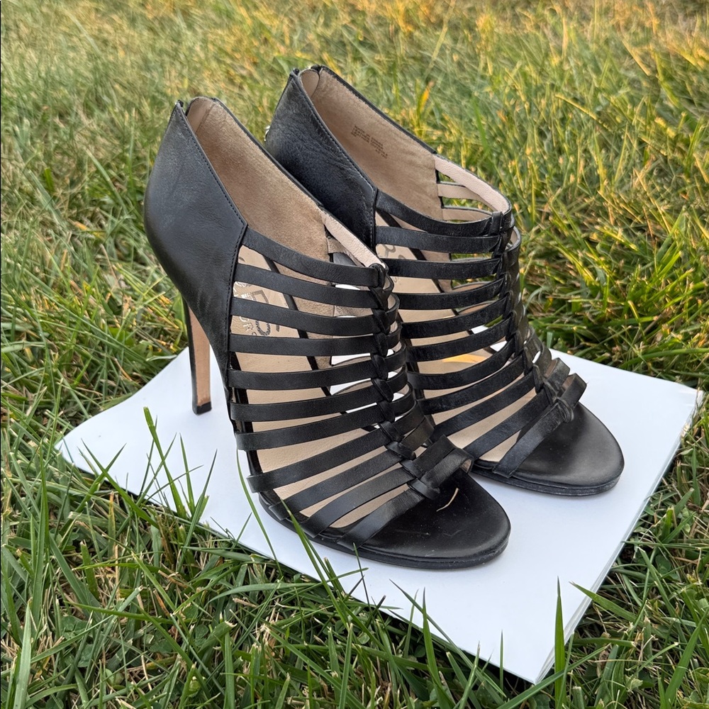 KORS Michael Kors Black Strappy Fagan Sandal 8